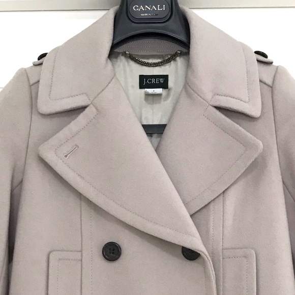 J. Crew Harbor Wool Peacoat - Size 0 - Picture 4 of 9